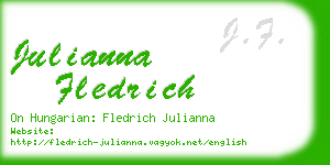 julianna fledrich business card